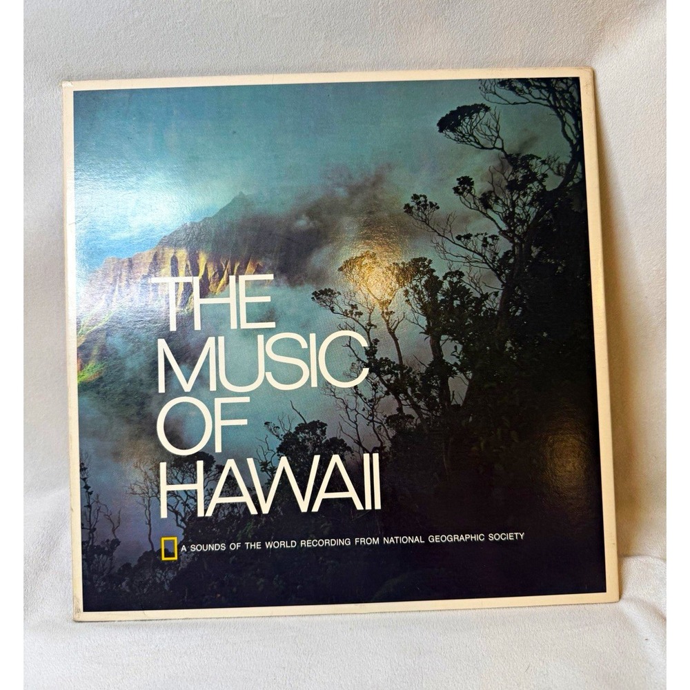 National Geographic Society Sounds of the World The Music of Hawaii 12" LP Vinyl
